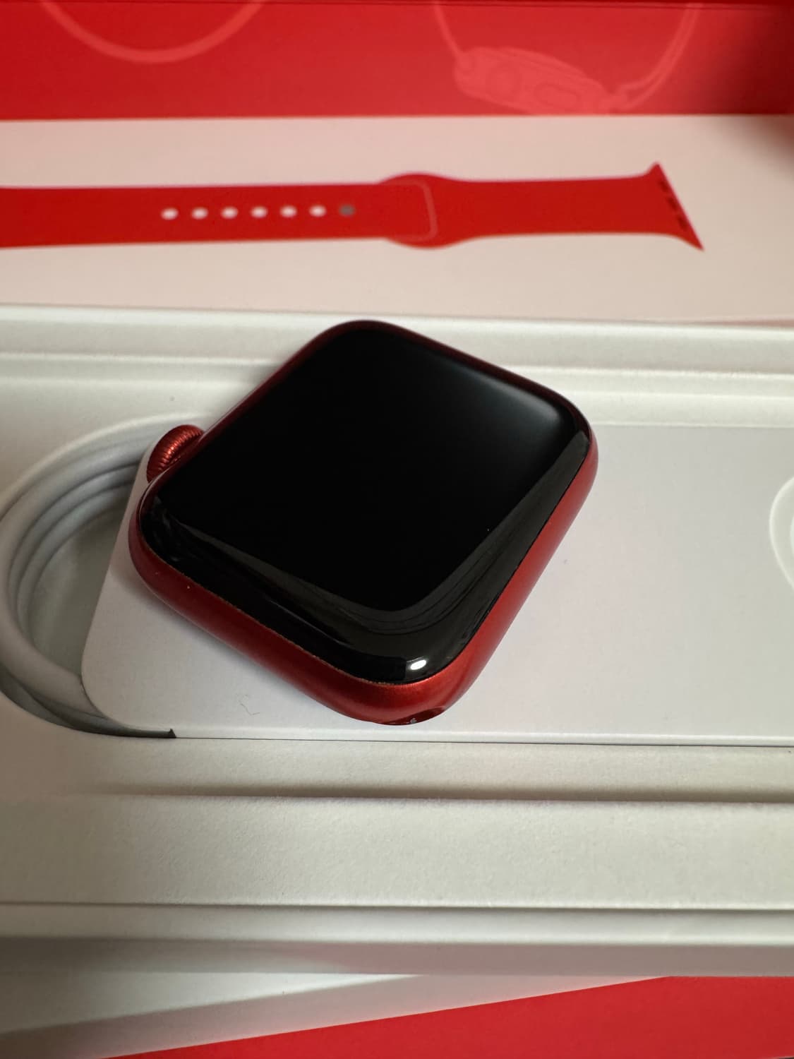 애플워치 시리즈6 40mm GPS (PRODUCT)RED 풀박스 정품 상품이미지6