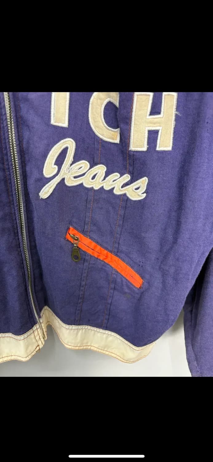 빈티지 풀자수 배색 트랙자켓 H1620 상품이미지5