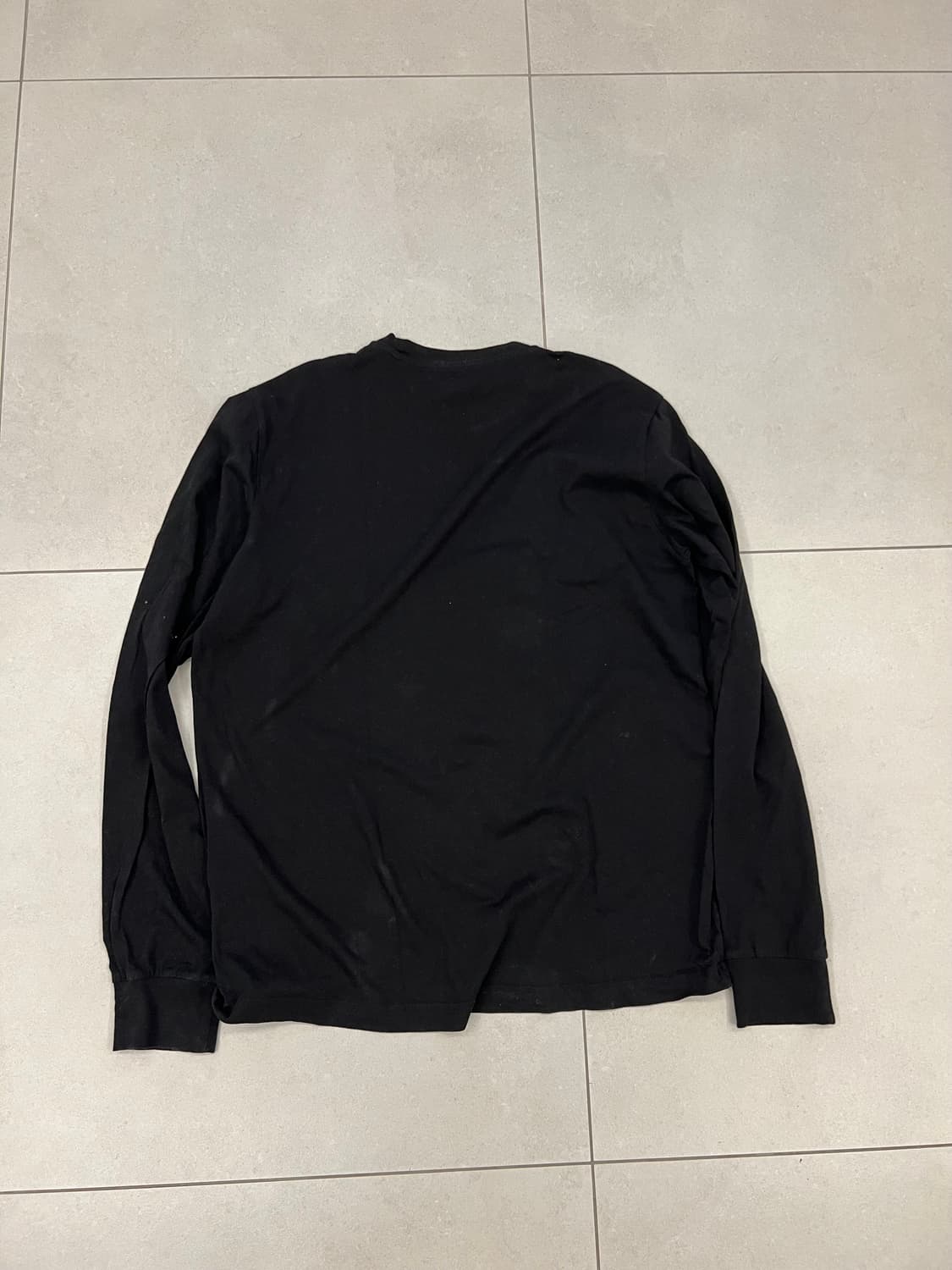 디젤 로고 롱슬리브 블랙 xl 상품이미지5