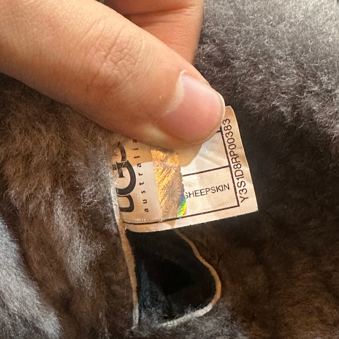 어그 쉽 스킨 레더 퍼 윈터 퍼 부츠 상품이미지6