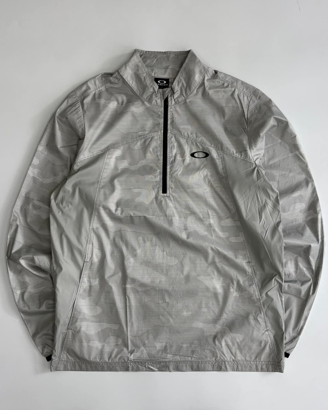 [M] 오클리 그레이 카모 윈드브레이커 하프집업 자켓 상품이미지1