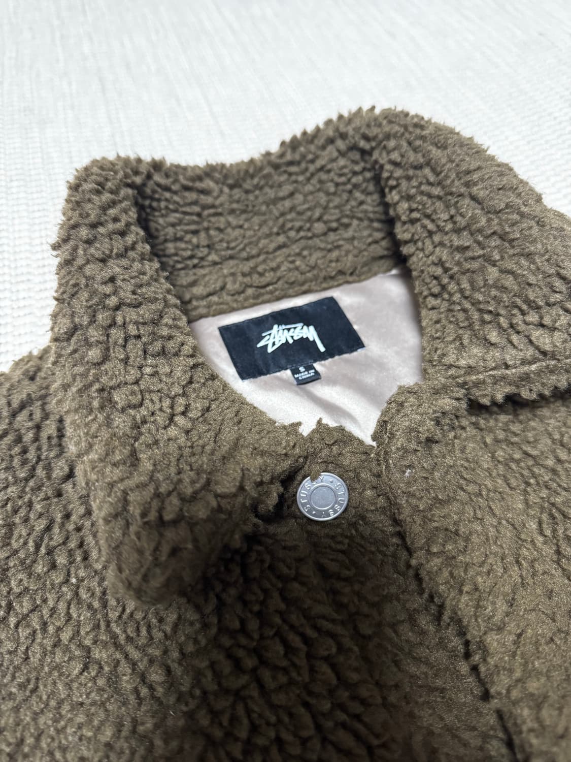 stussy 스투시 뽀글이 자켓 판매합니다 슈프림 리바이스  상품이미지3