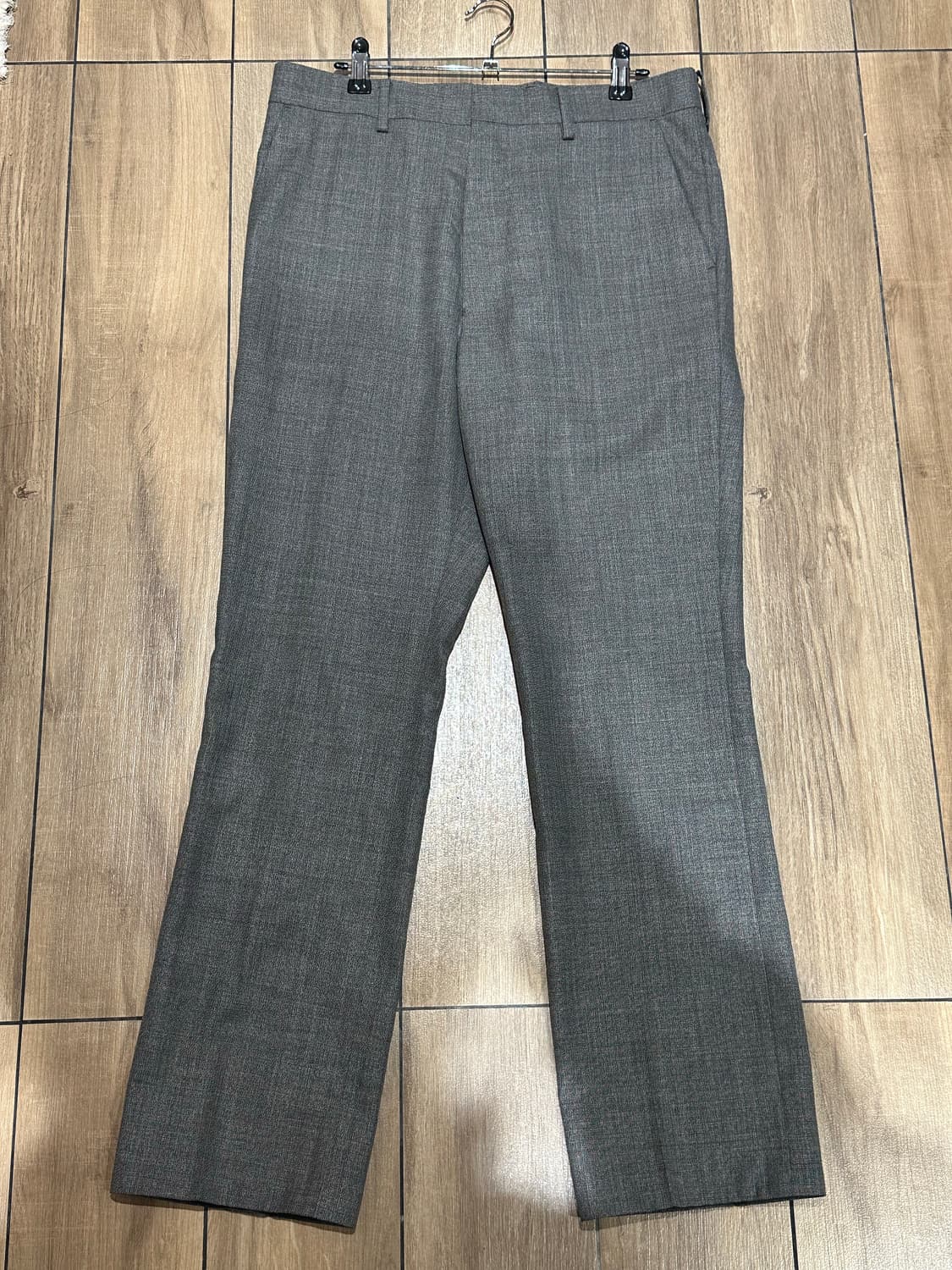 [32] The Row 울 실크 트라우저 (그레이) 상품이미지1