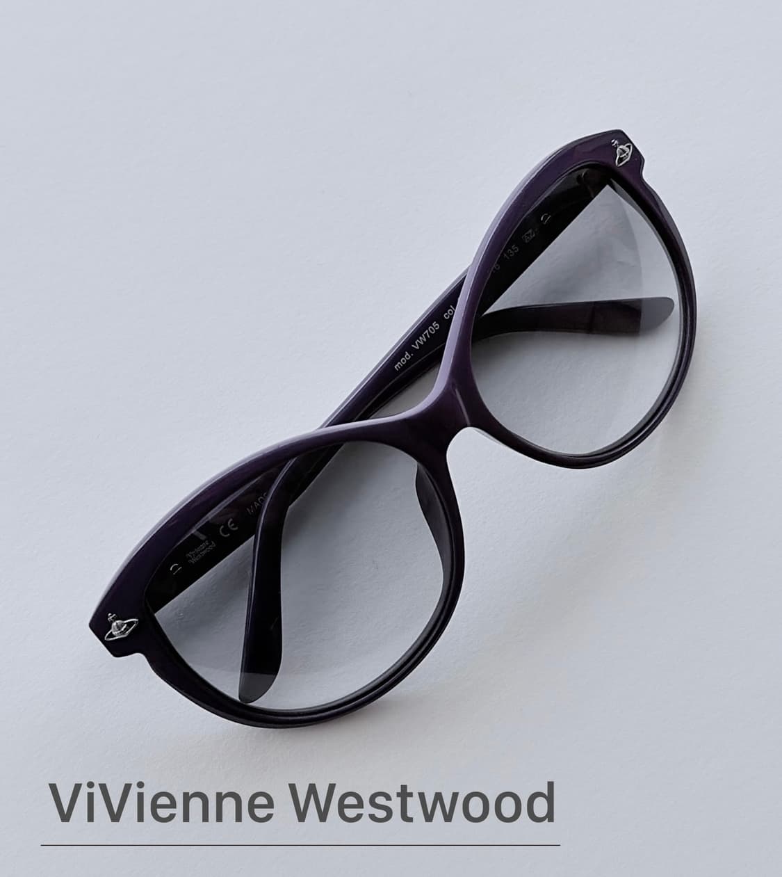 Vivienne westwood 퍼플 선글라스 비비안 웨스트우드 빈티지 상품이미지1