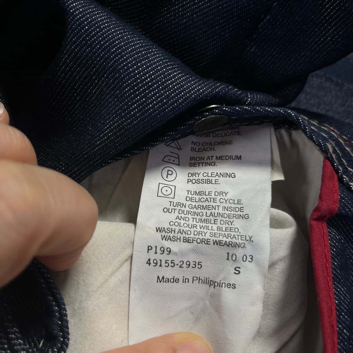 리바이스 엔지니어드진 걸즈 버클 랩 데님 스커트 상품이미지3