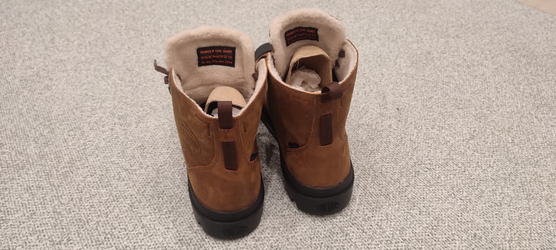 팔라디움 팜파 방수 털 부츠 브라운 280mm 새상품 상품이미지5