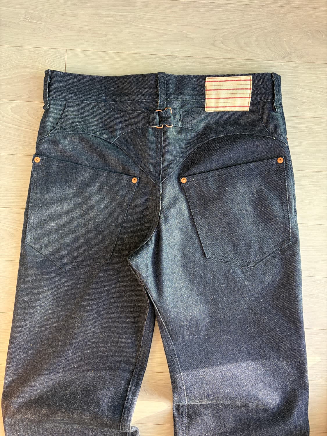 aurora raw denim pants 핸드메이드 리지드 상품이미지1