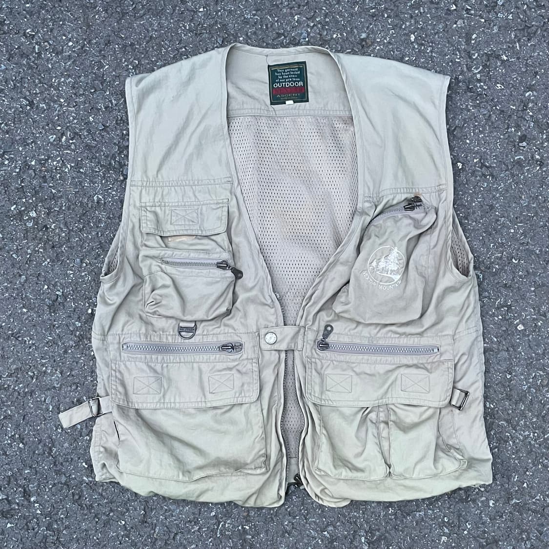 [L]빈티지 피싱 베스트 상품이미지1