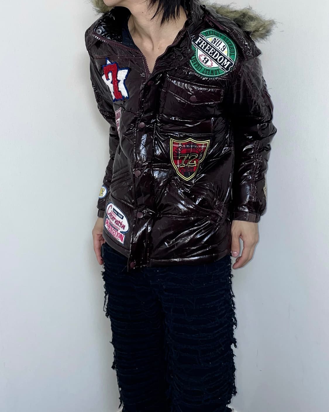 patchwork punk padding 상품이미지2