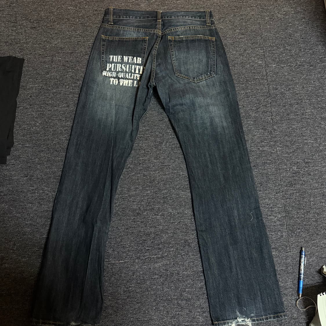 와이즈걸 빈티지 펑크 락시크 데님 팬츠 상품이미지3