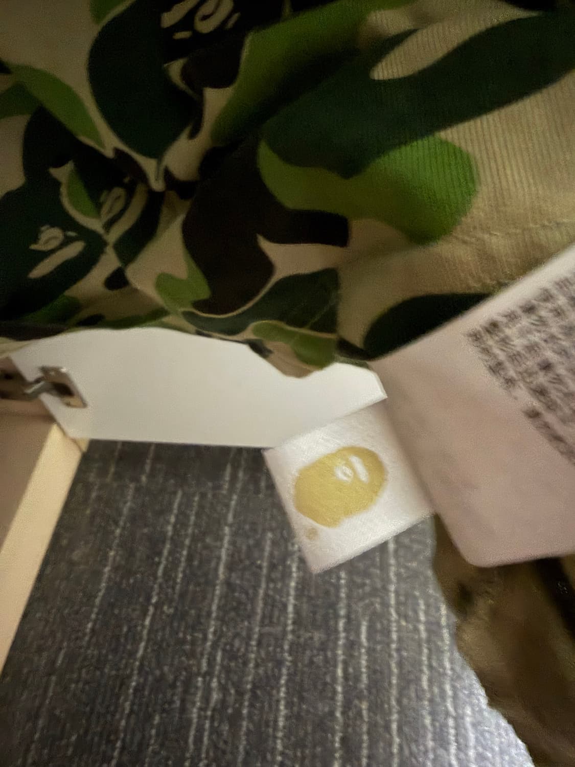 베이프 그린 카모 롱슬리브 XL 상품이미지4