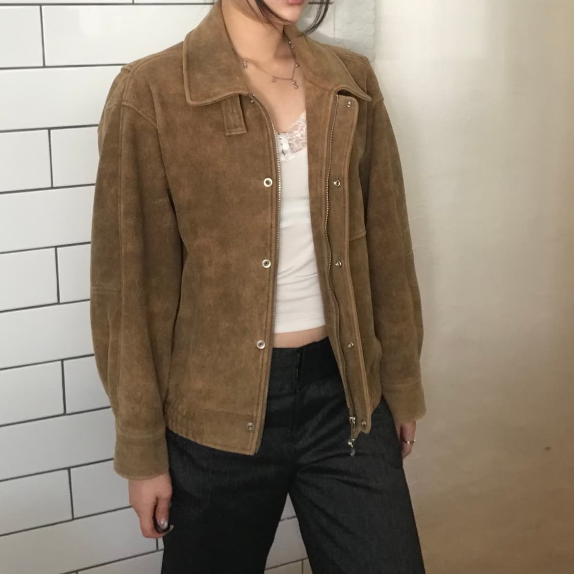 빈티지 리얼 스웨이드 자켓 상품이미지5