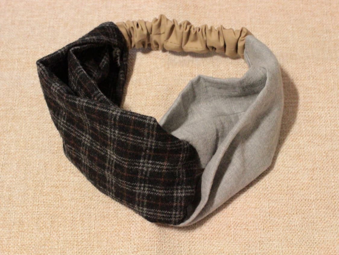 핸드메이드 빈티지 업사이클링 헤어밴드 상품이미지4