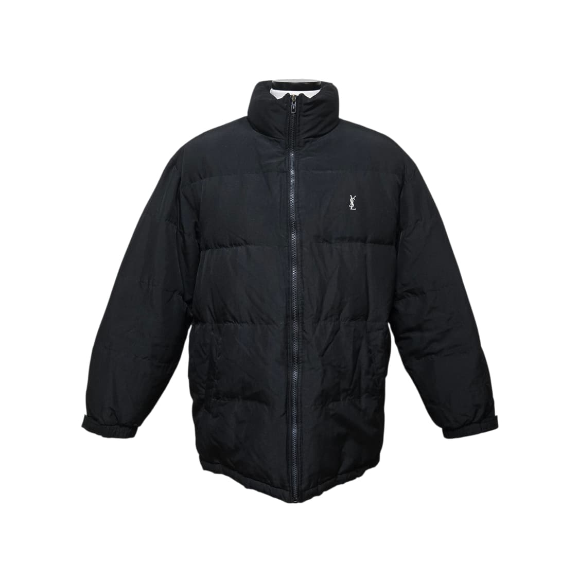 입생로랑 YSL 90's 블랙 덕다운 패딩 자켓 / 남성패딩  상품이미지1