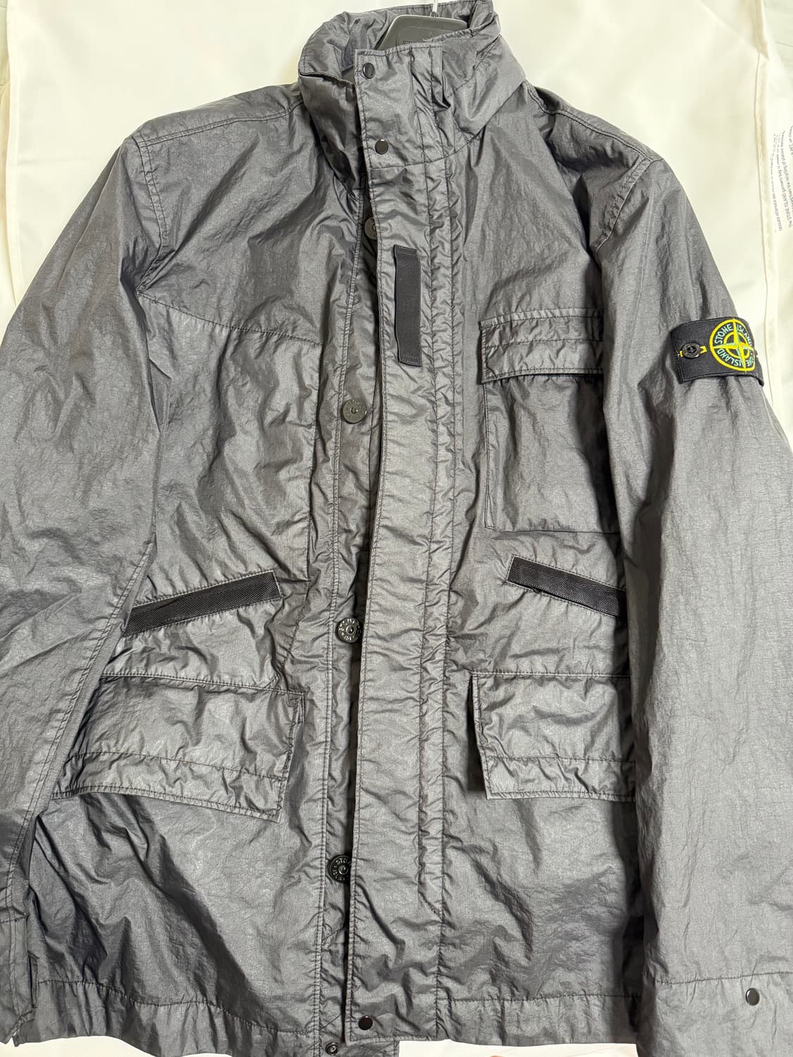 스톤아일랜드 멤브라나 3L TC 자켓 다크그레이 761540123 상품이미지3