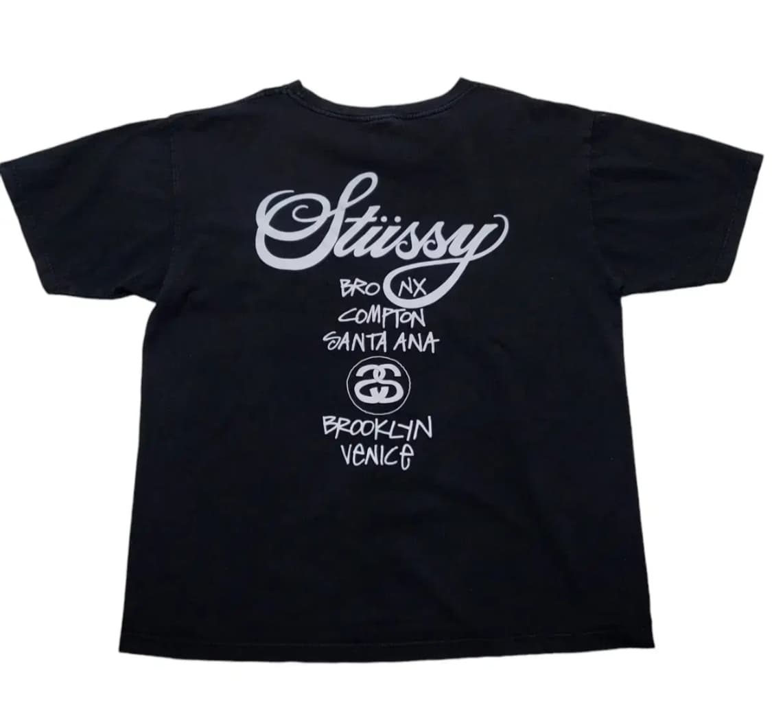 (XL) 90s 스투시재팬 스투시월드투어 스투시반팔 stussy 상품이미지2