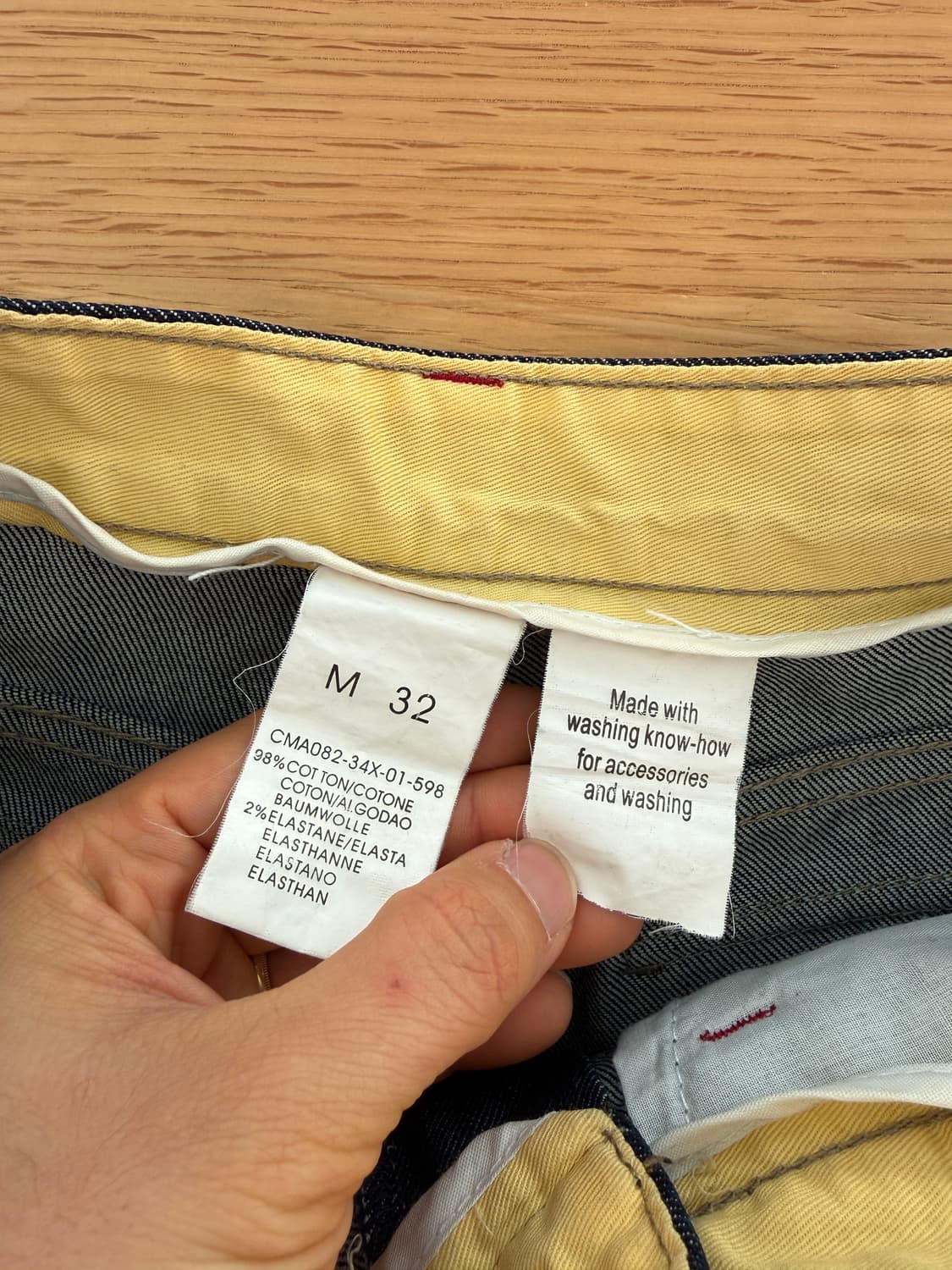 캘빈클라인(Calvin Klein) 생지 데님 팬츠 상품이미지8