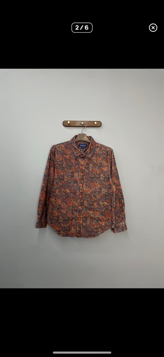 디스이즈네버댓 코듀로이 플로랄 셔츠 A3455 상품이미지2