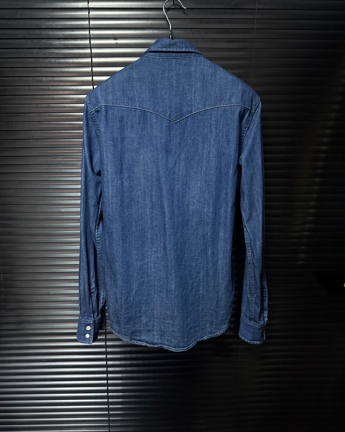 리바이스 진청 생지 데님 웨스턴 셔츠 남방 S 90 레드탭 청남방 빈티지 상품이미지5