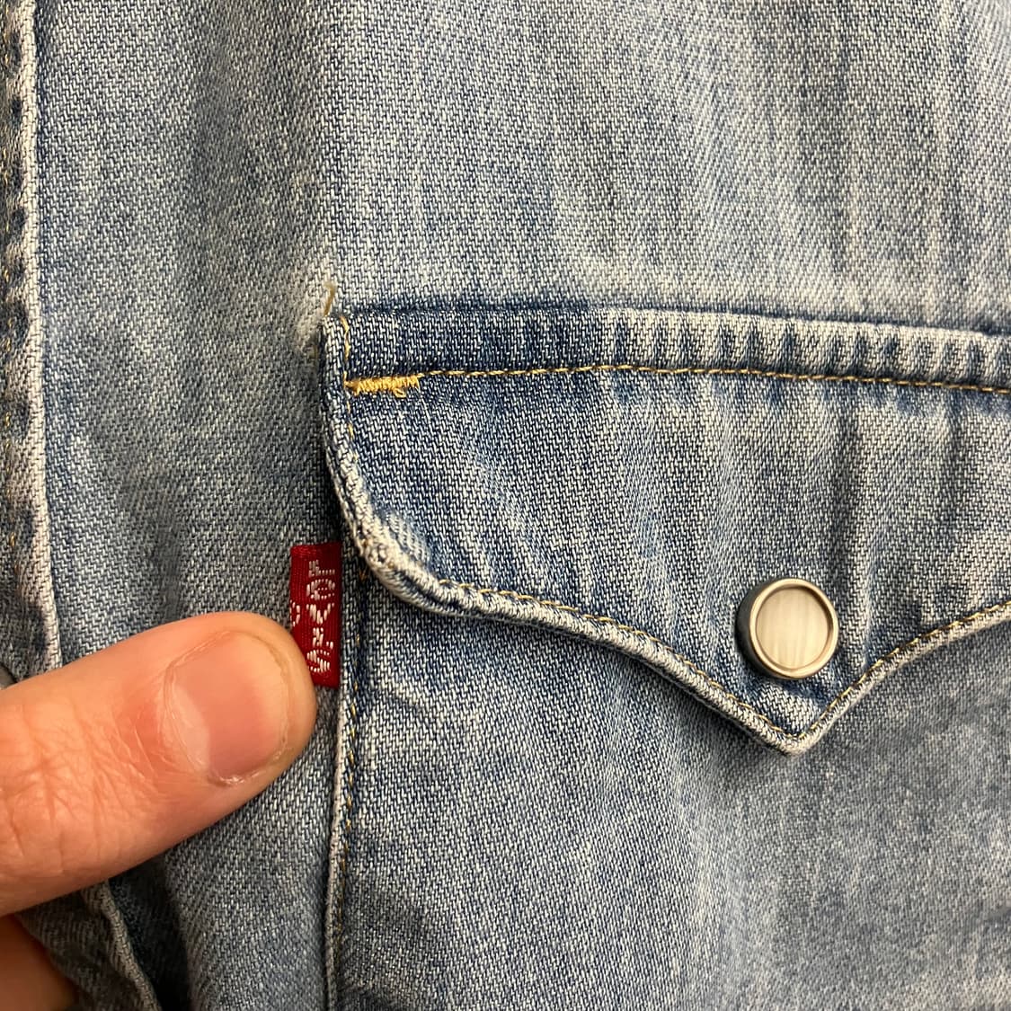 N64 리바이스 웨스턴 데님 청셔츠 상품이미지7