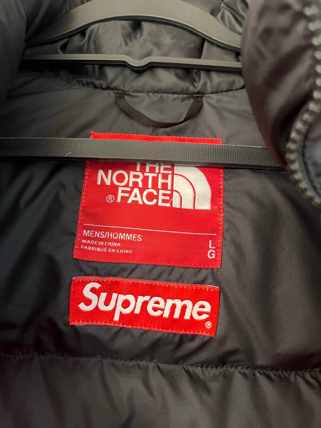 슈프림x노스페이스 패딩 파워 오렌지 L 상품이미지4