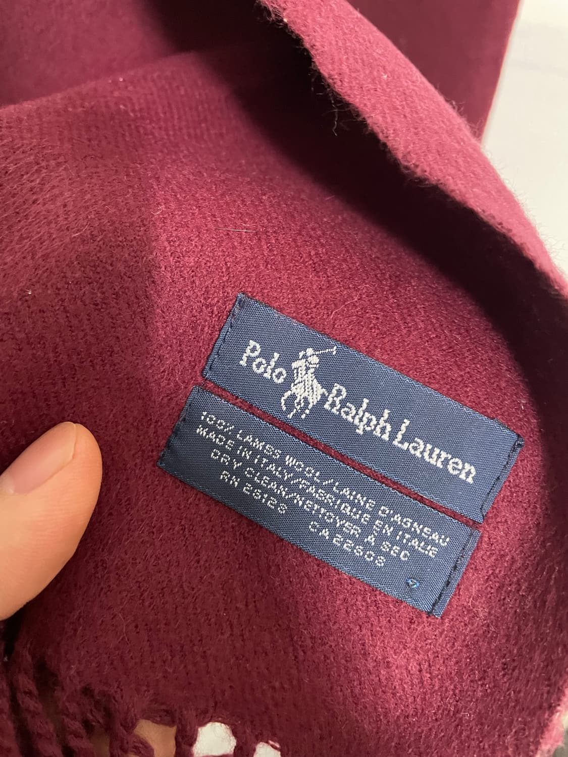 폴로 랄프로렌 램스울 머플러 상품이미지2