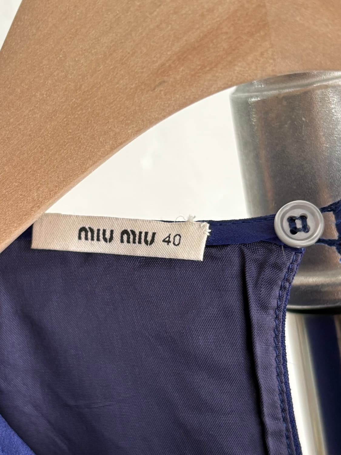 Miu Miu 미우미우 블루 컬러 트위드 슬리브리스 원피스  상품이미지5