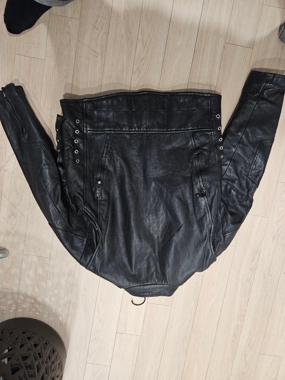 USA 빈티지 소가죽 싱글라이더자켓 상품이미지2