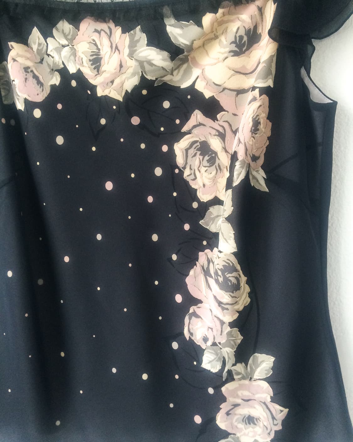 Flower printing point sleeveless 상품이미지5