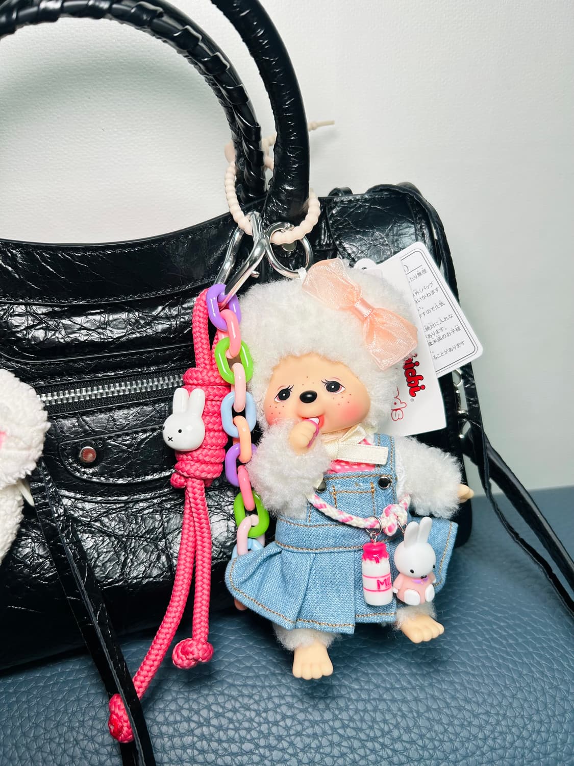 (47)정품 몬치치 프렌즈 챠무 커스텀키링🐑🧂+미피콜라보 커스텀키링 상품이미지4