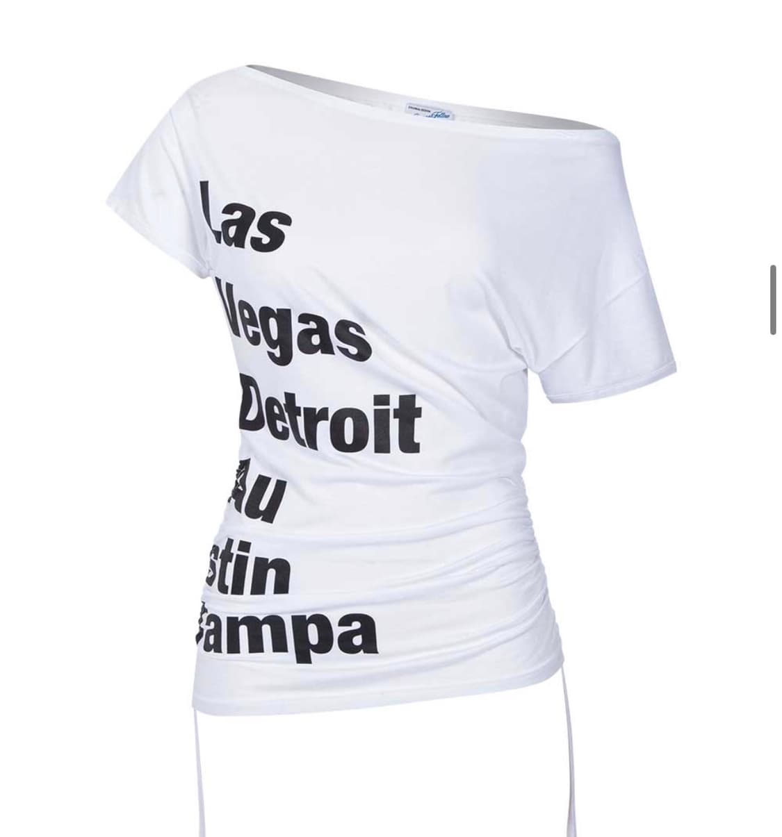 플리즈노팔로우 레터링 셔링 티셔츠 상품이미지1