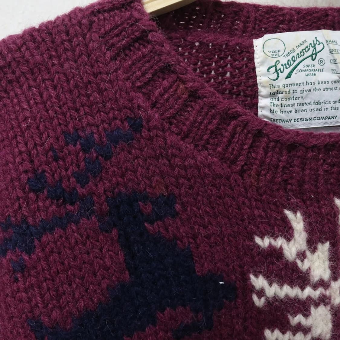 90'S FREEWAYS 노르딕 울 니트 61383 상품이미지5