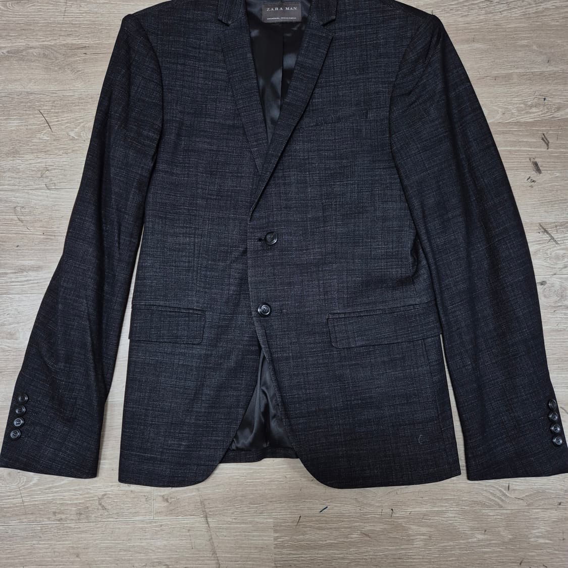 자라 맨 싱글 블레이저 정장자켓 (36) 상품이미지3