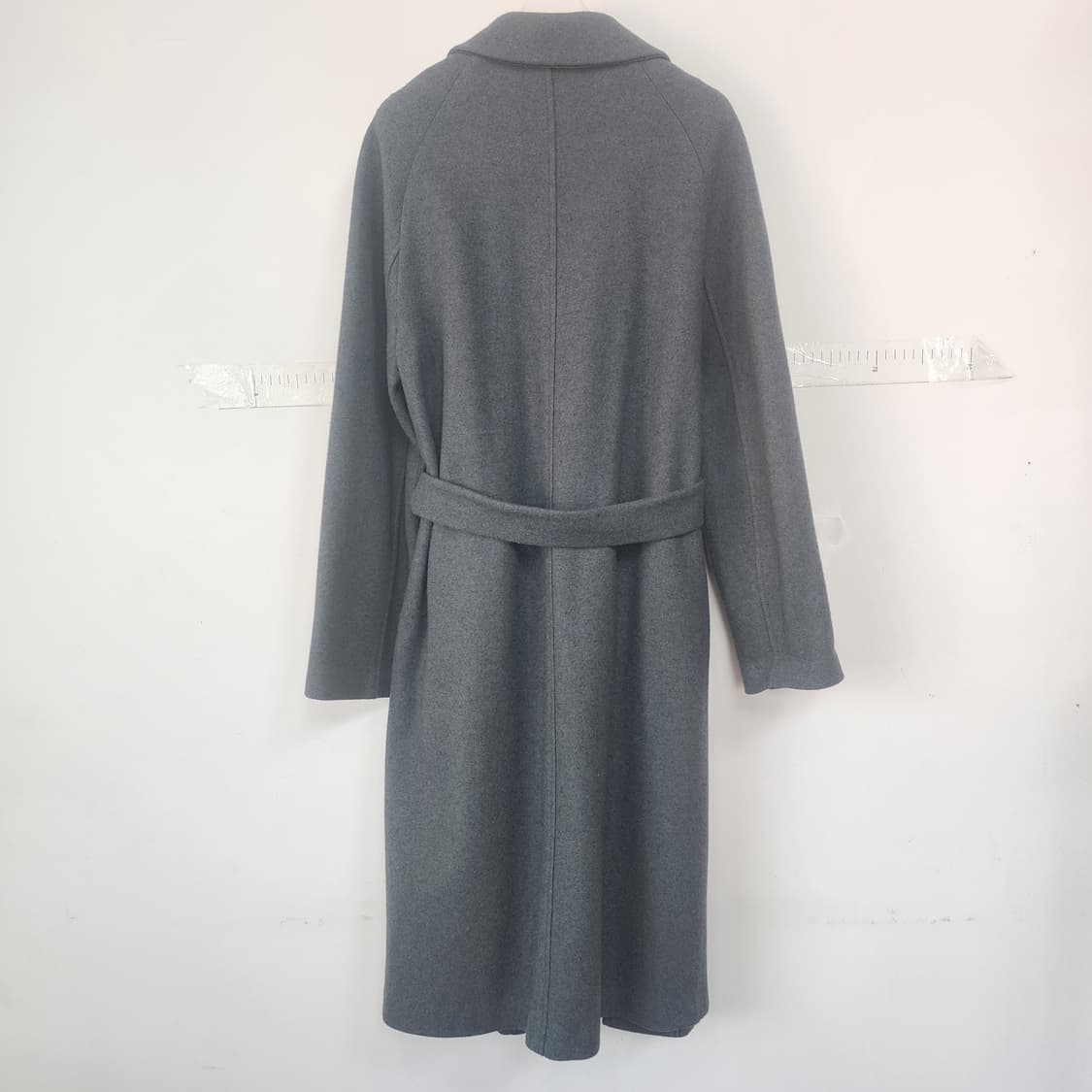 ZOOC 그레이 벨트 롱 코트 상품이미지7