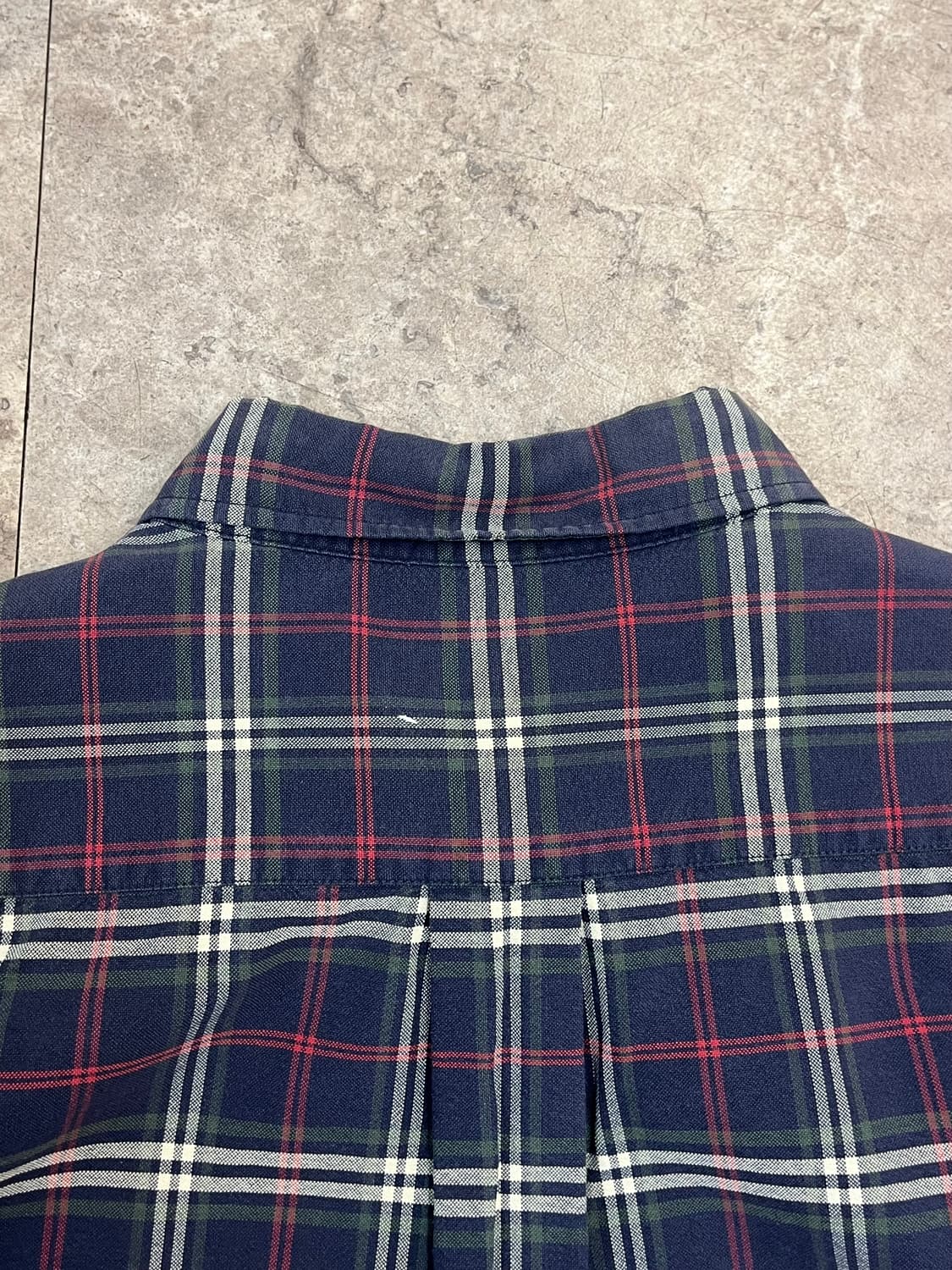 빈폴 체크 셔츠 네이비 100 #csz3244 상품이미지7