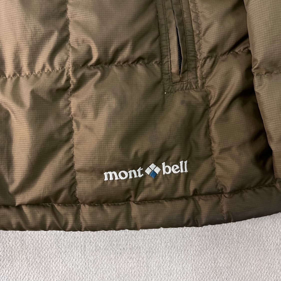 105 몽벨 구스다운 퀄팅 경량 패딩 상품이미지3