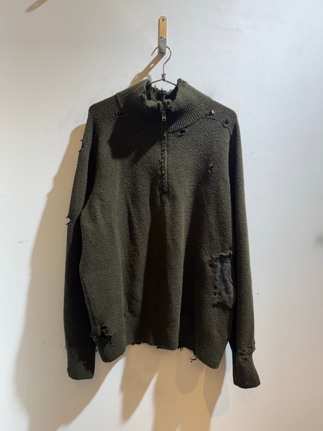 빈티지 패치 니트 상품이미지1