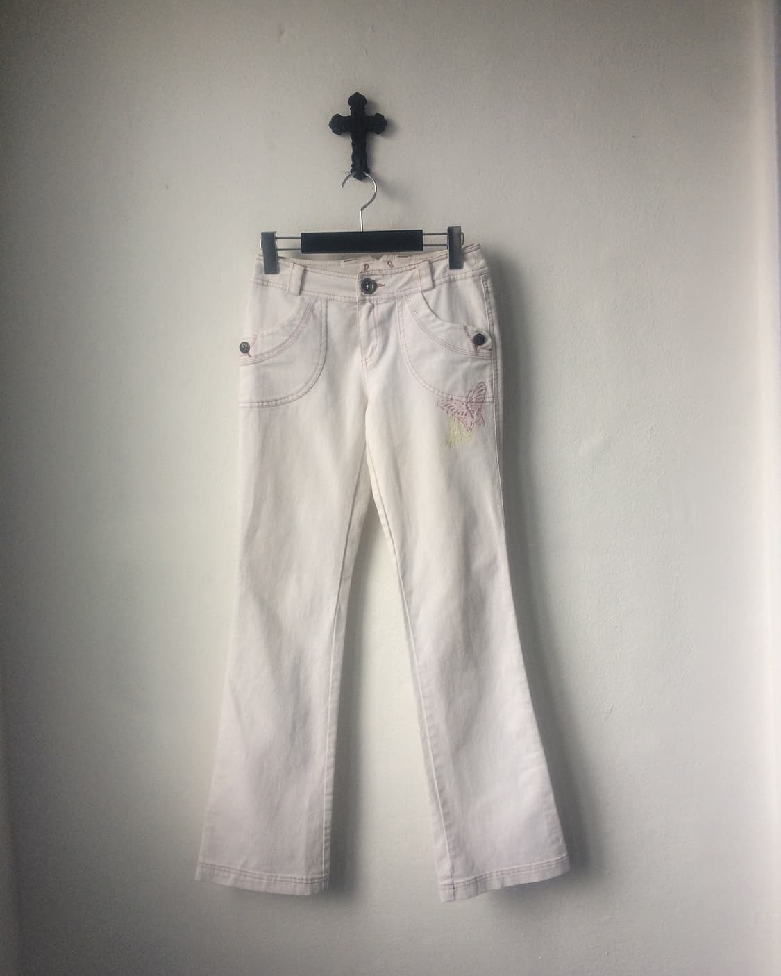 butterfly needle work point pants 상품이미지1