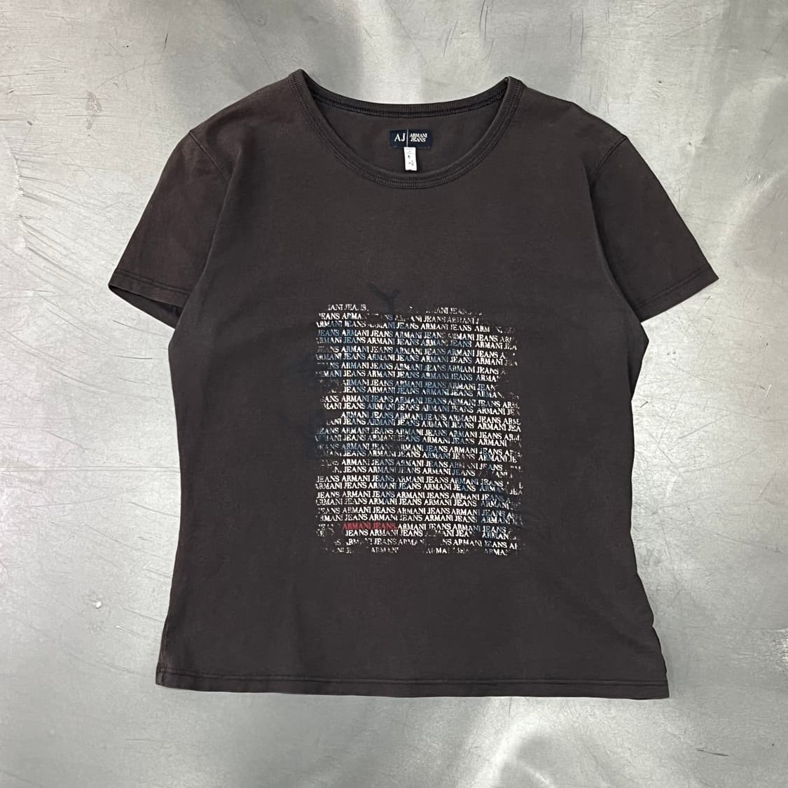  아르마니 진스 프린팅 반팔티 y16106 상품이미지1
