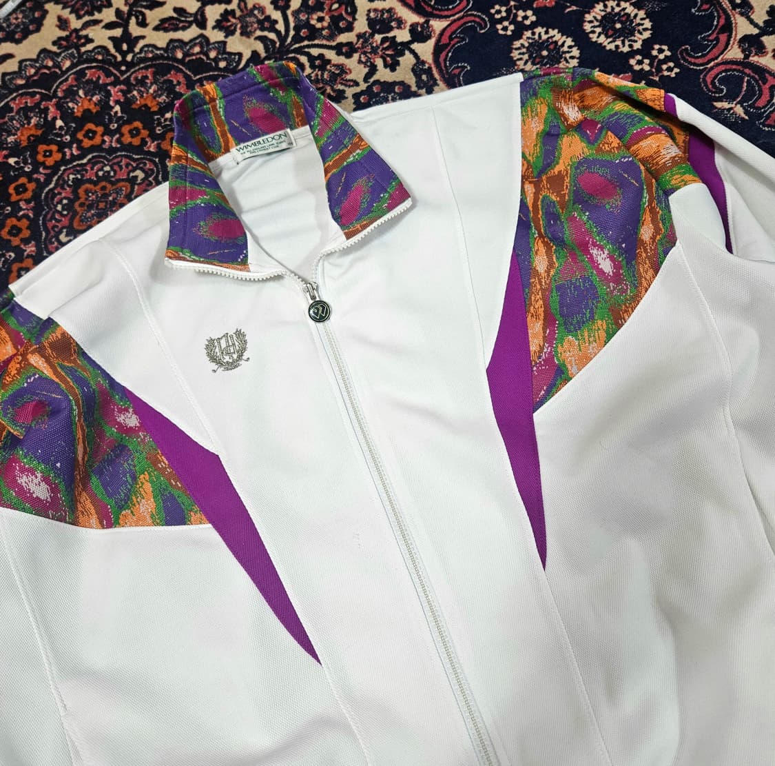 윔블던(WIMBLEDON) 90's 테니스 화이트 저지 105size 상품이미지2