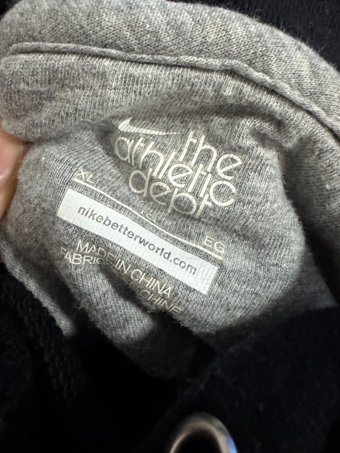 나이키 올드스쿨 솔로 스우시 후드티 블랙 XL 상품이미지3