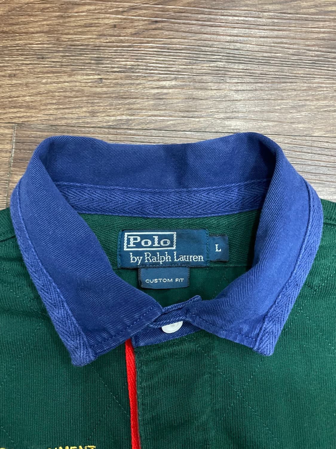 폴로 랄프로렌 엘보패치 럭비티 그린 상품이미지7