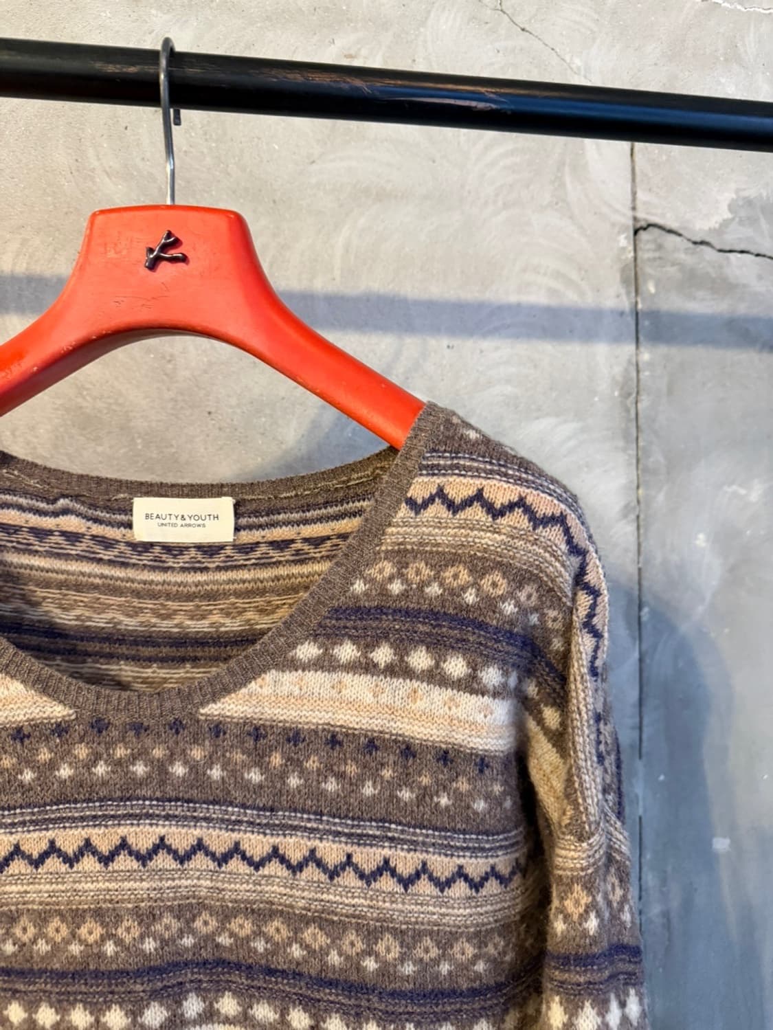 유나이티드 애로우 페어아일 니트 55~66 상품이미지4