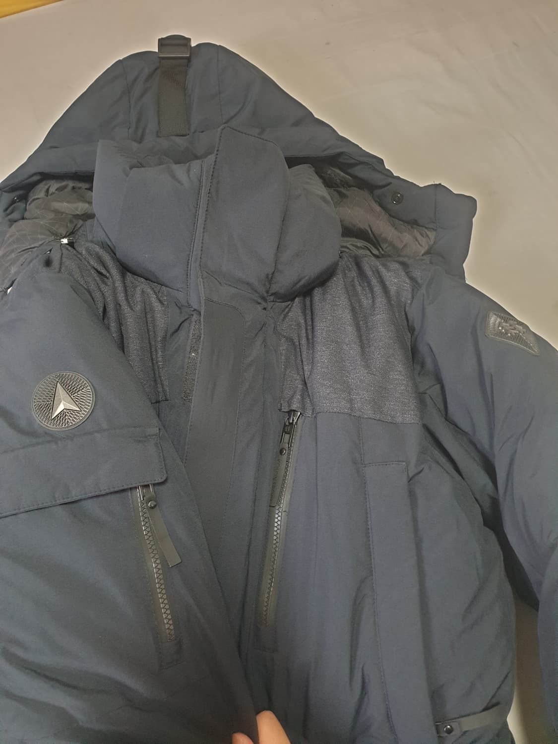 코오롱 네이비 안타티카 구스 패딩 상품이미지2