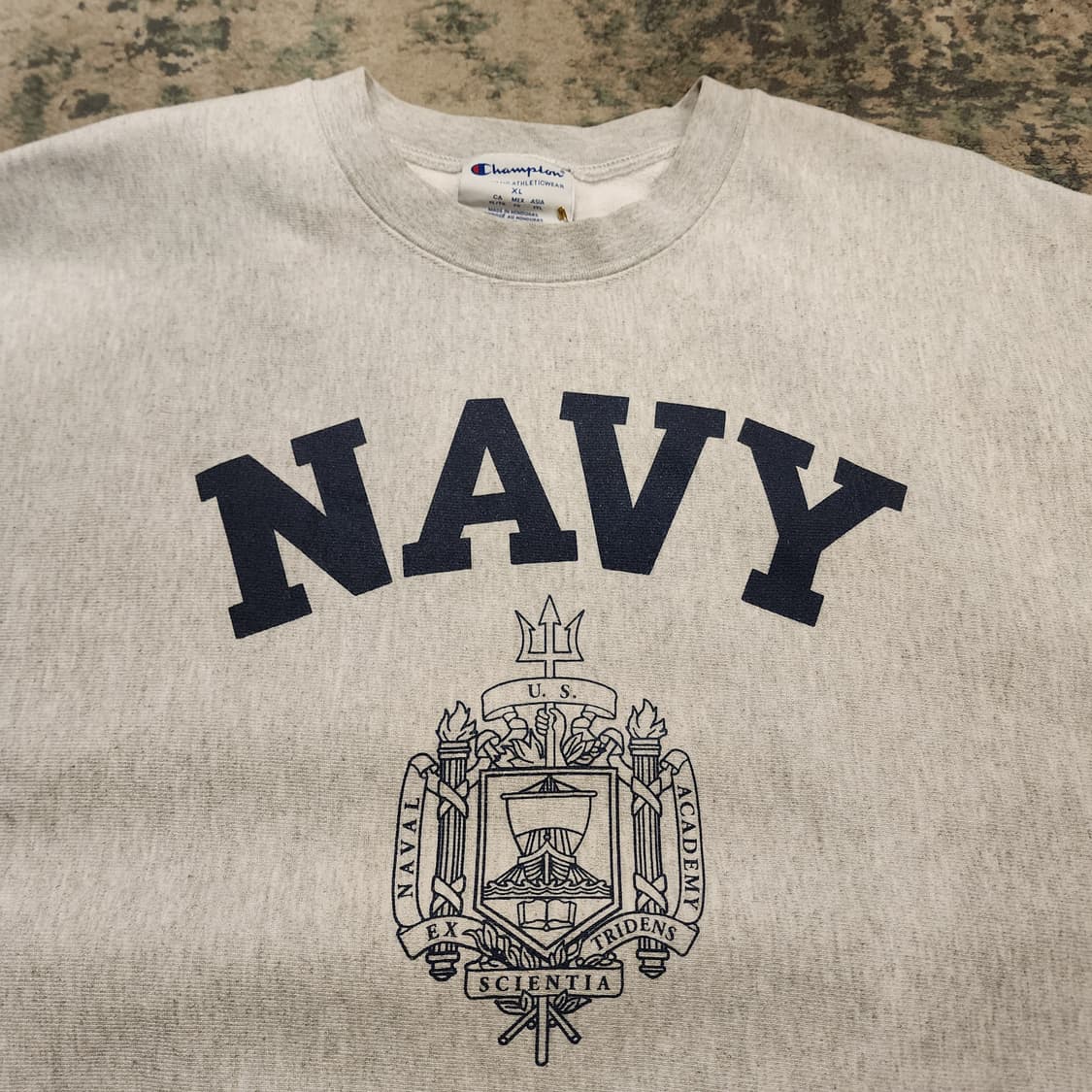 챔피온 리버스위브 US NAVY 스웻셔츠 상품이미지4