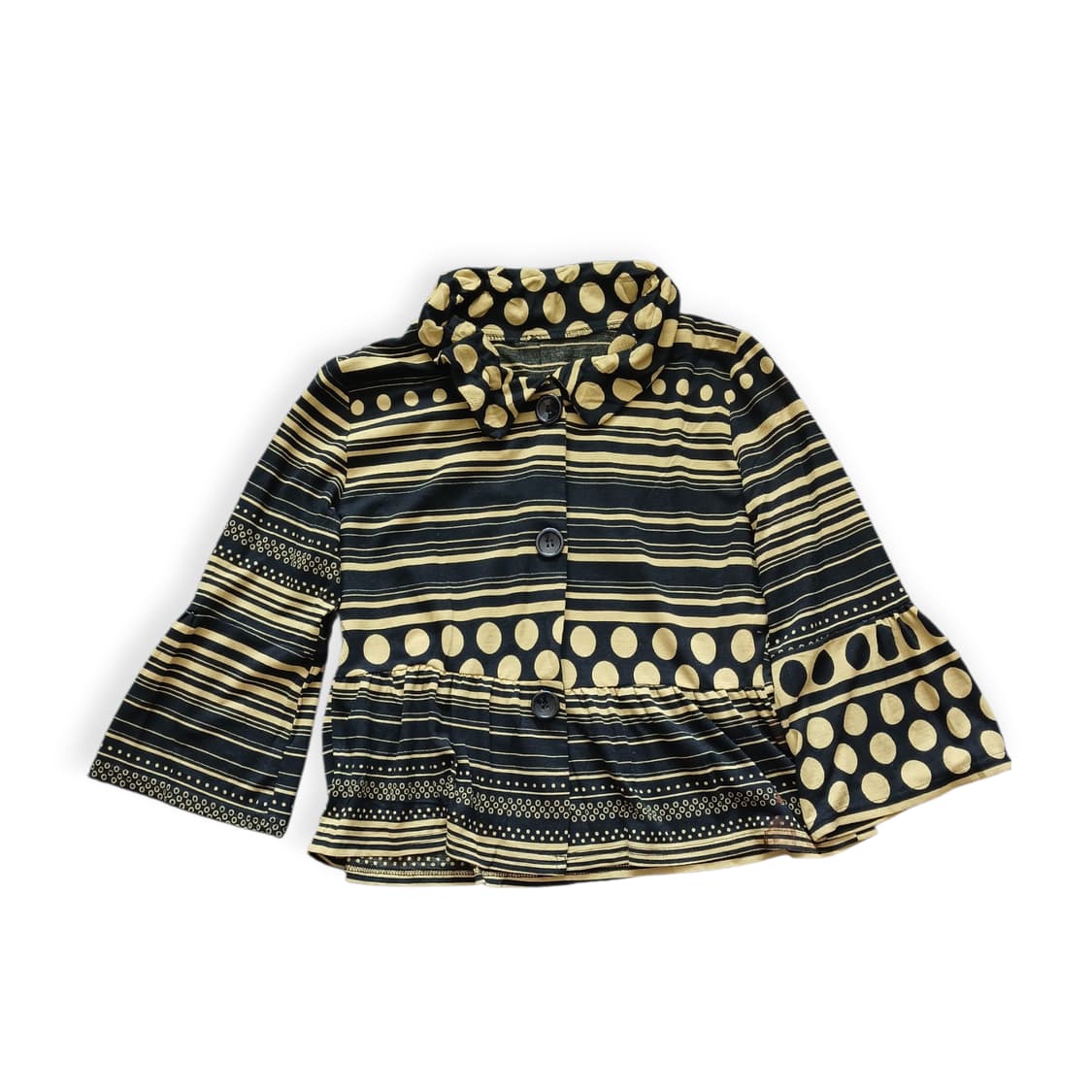 Telvian 모리걸 하구미 땡땡이 가디건 상품이미지1