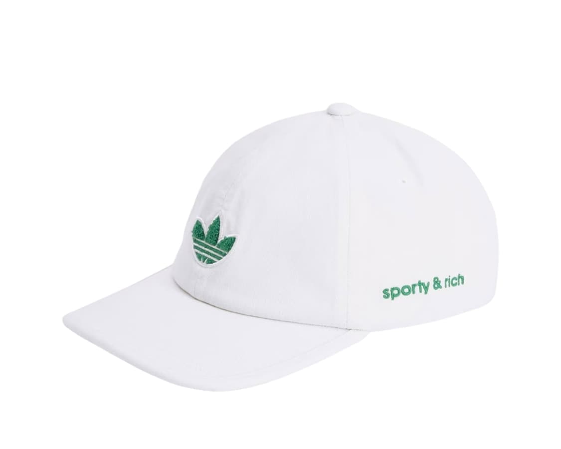 [새상품/OSFM] 아디다스 x 스포티 앤 리치 캡 초크 화이트 그린 상품이미지2