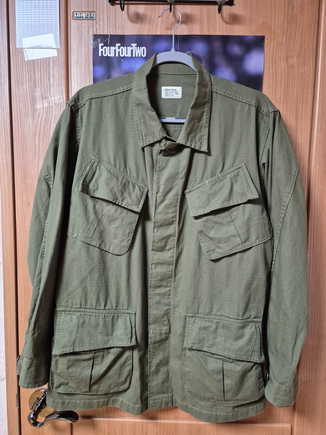 브론슨 논스탁 퍼티그자켓 M 올리브 상품이미지1