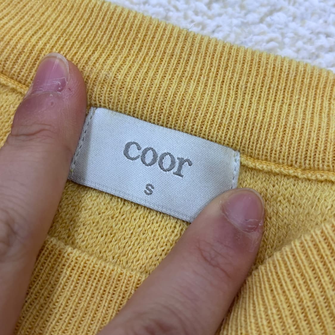 S 쿠어 라운드 넥 니트 스웨터 0309E 상품이미지3