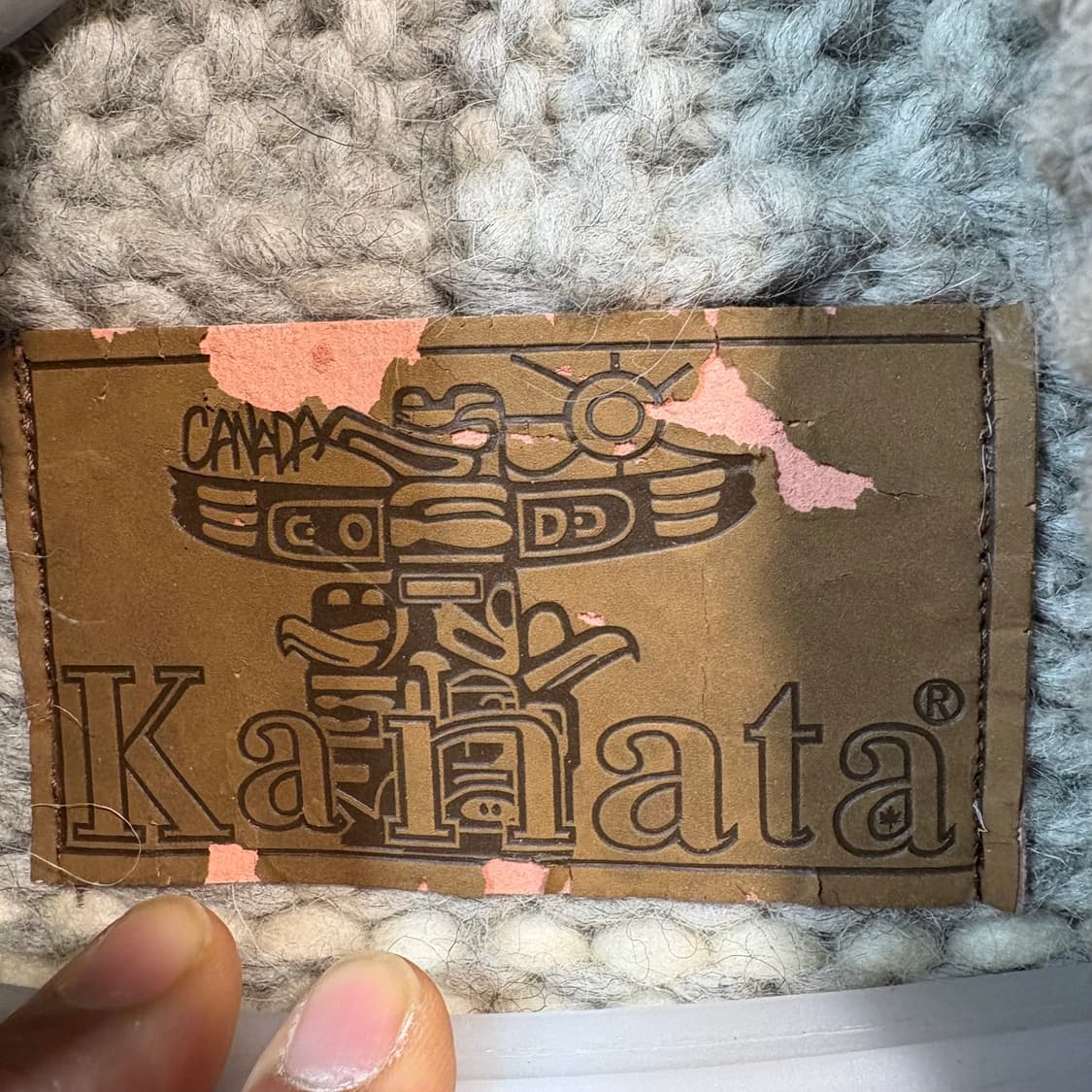 [M] KANATA 카나타 빈티지 캐나다 코위찬 스웨터  상품이미지6